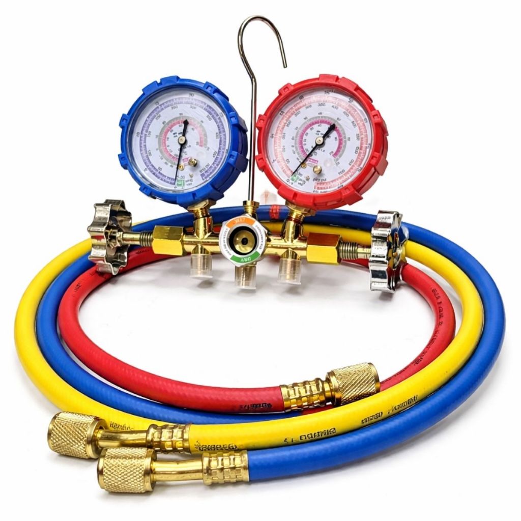 Kit Manifold C/ Mangueiras P Ar Cond R410/r32 90cm Sayko