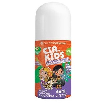 Desodorante Infantil Roll-On Camomila Kids 65ml - Cia Da Natureza