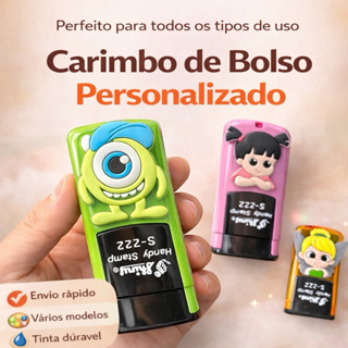 Carimbo Personalizado de Bolso Pocket Personagens - Enfermagem Professor Médico Pediatria em Oferta na Shopee
