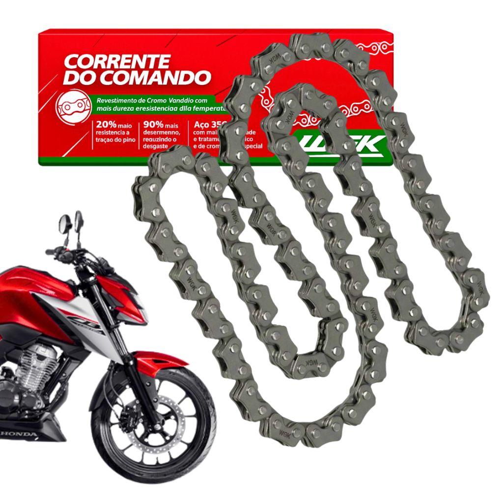 Corrente De Comando Honda Cb 300F Twister 2023 Em Diante - Wgk