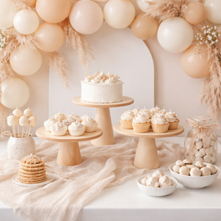 Kit 3 Boleiras Cogumelo Em Mdf Cru Suporte Decorativo Doces Para Festa Aniversario Eventos em Oferta na Shopee