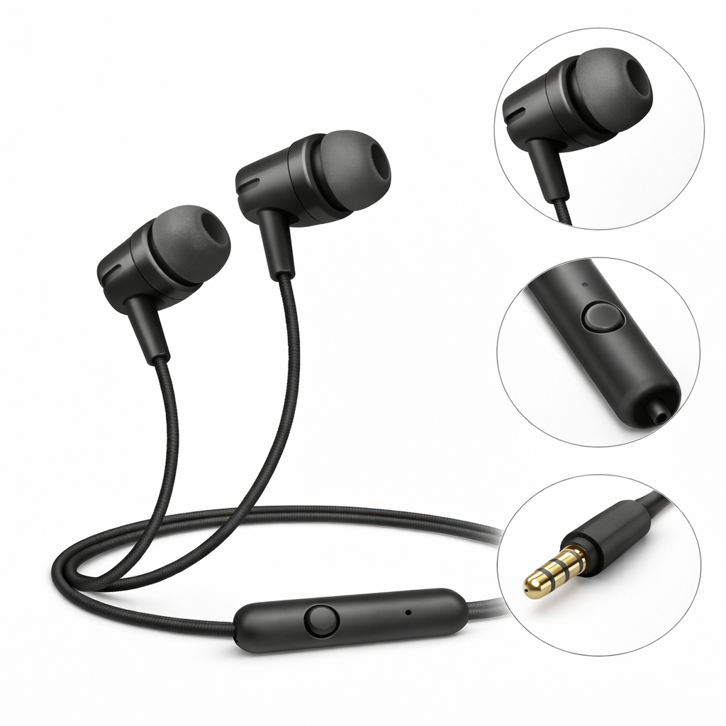 Fone de Ouvido Entrada P2 In-Ear com Microfone Original Inova
