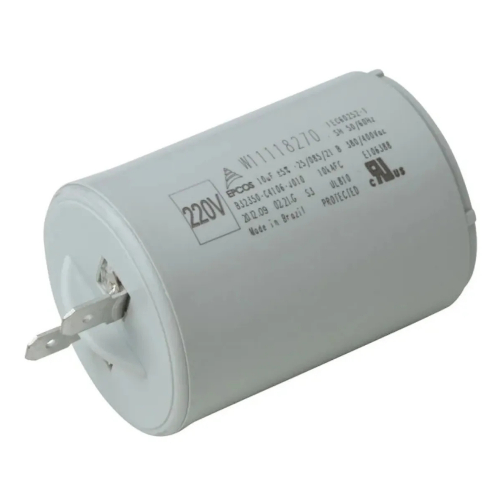 Capacitor 15uf 220v Para Secadora Brastemp 10kg Bsi10 Bsr10 220v