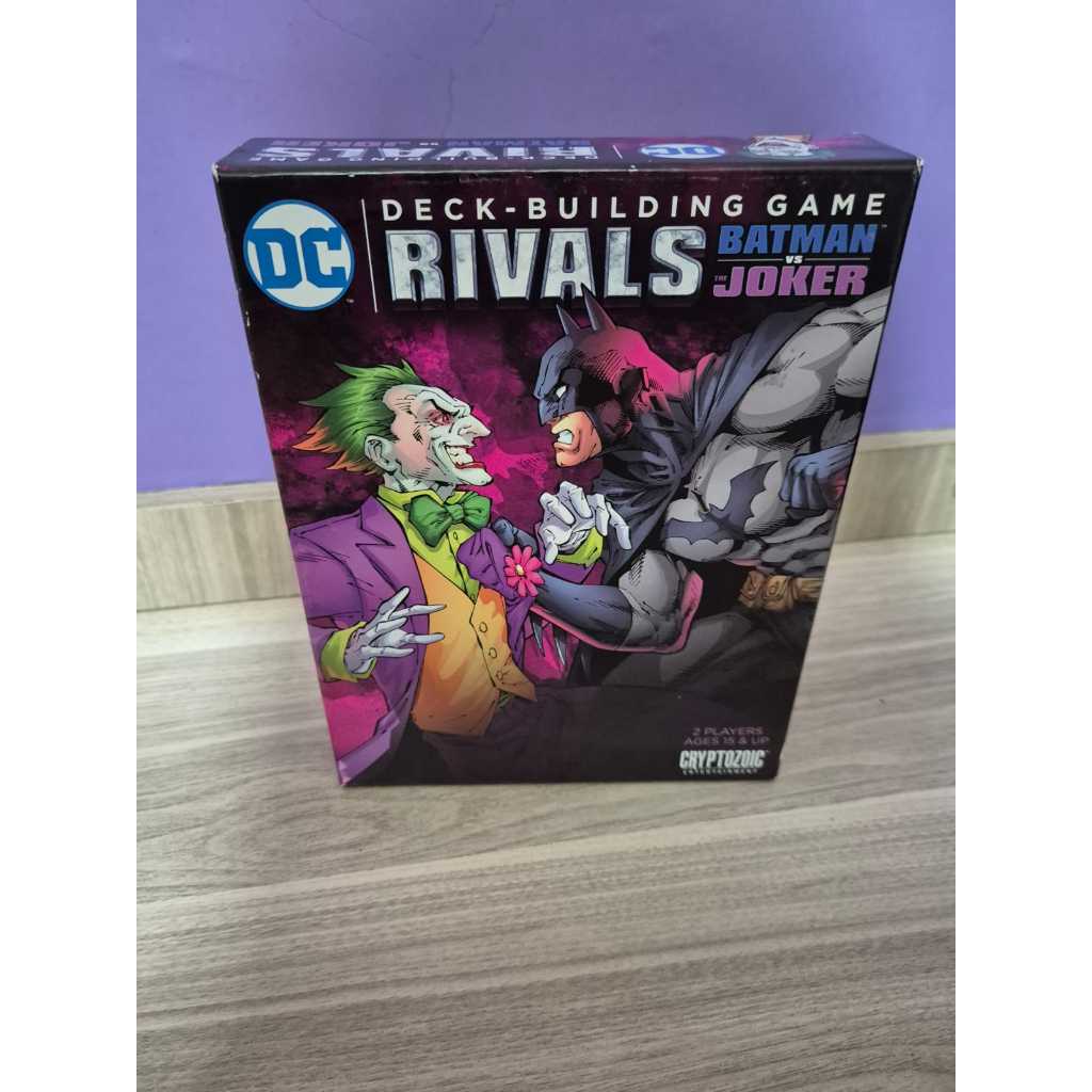 DC Rivals Batman Vs Joker Deck-Building Game Card Game Cryptozoic Importado