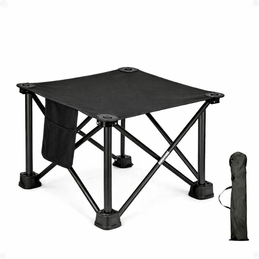 Cadeira Dobrável Camping Pesca Portátil Metal 32x32cm em Oferta na Shopee
