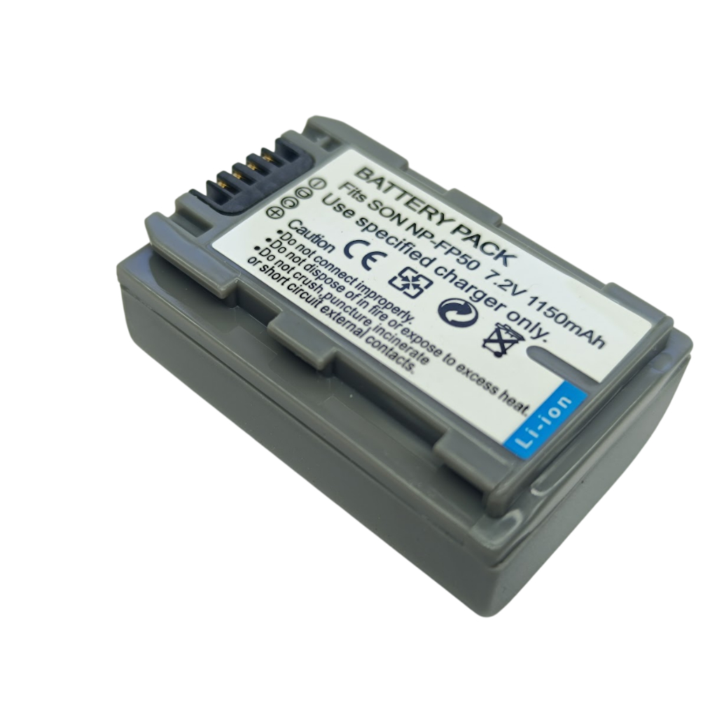 Bateria NP-FP50 Pra Sony HC38 HC41 HC42 HC45 HC46 HC47 DVD103 DVD105 DVD108 DVD406 DVD602