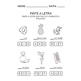 Kit 100 atividades infantil Pedagógica Variadas Folha a4 inteira em Oferta na Shopee