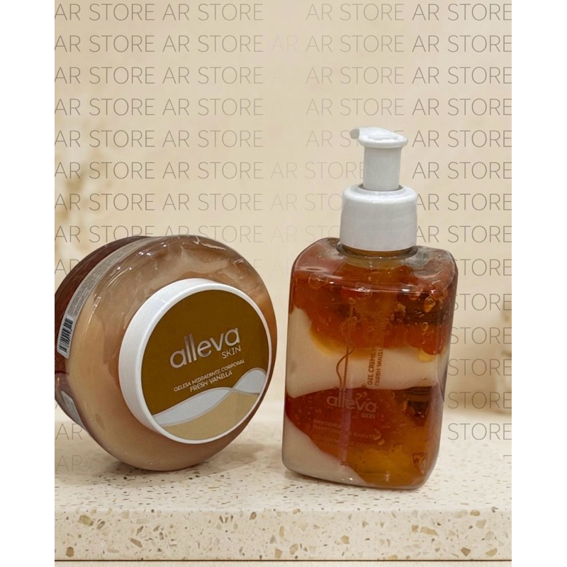 Kit Alleva Skin Fresh Vanilla - Geleia + Gel Hidratante