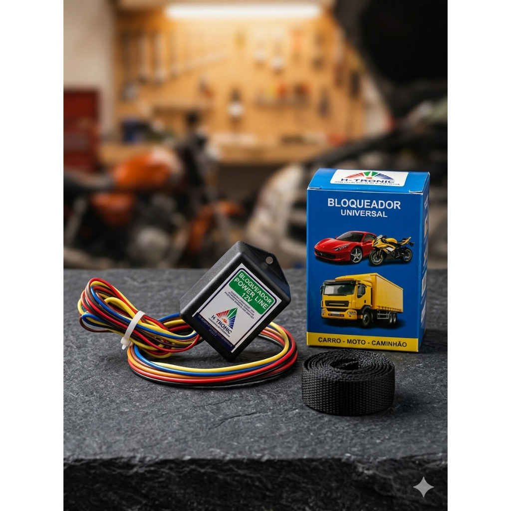 Bloqueador automotivo universal  antifurto  sensor magnético ( carro ,moto , caminhão , vans  )