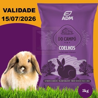 Ração ADM Do Campo COELHOS - 5Kg em Oferta na Shopee