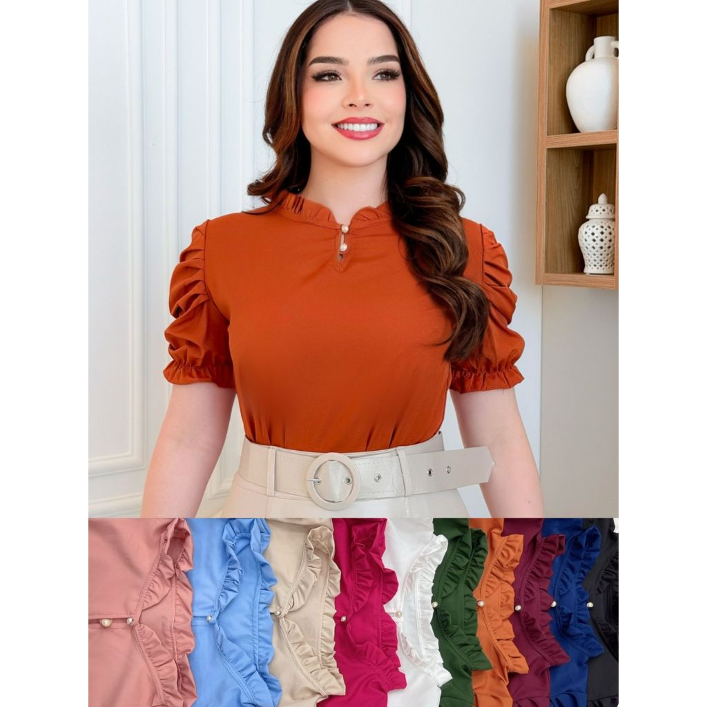 Blusa Manga Bufante  Moda Evángélica cod 06