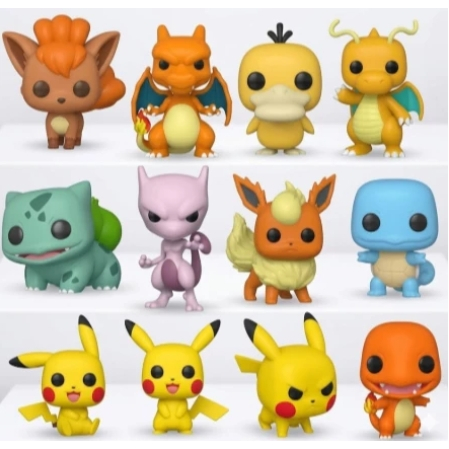 Bonecos Pokémon Sem Caixa Personalizada – Pikachu, Flareon, Charmander, Mewtwo, Eeevee, Bulbasaur, Charizard, Squirtle. em Oferta na Shopee