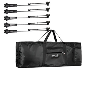 Bag Capa de Transporte Para Pedestais de Microfone até 10 Pedestais Ibox, Ask, Saty, Mxt com 3 Bolsos em Oferta na Shopee