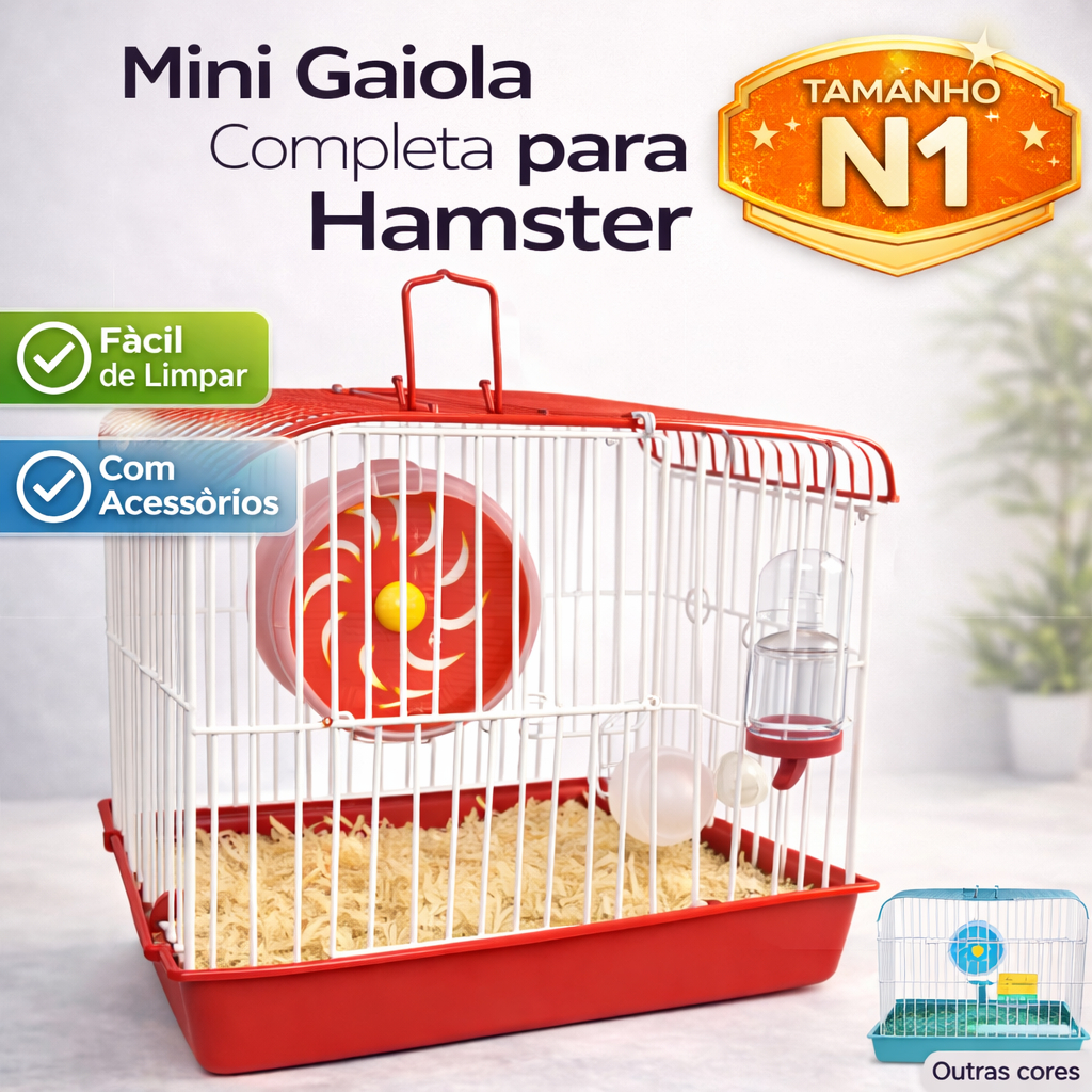 Gaiola N1 Para Hamster e Pequenos Roedores Acessórios em Oferta na Shopee