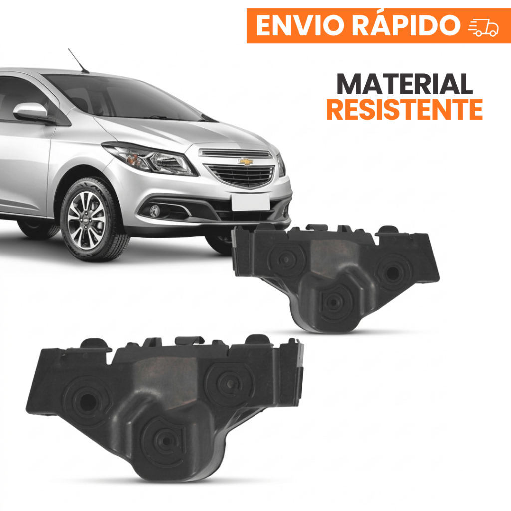 Suporte Guia Parachoque Chevrolet Onix 2012 2013 2014 15 16 Dianteiro