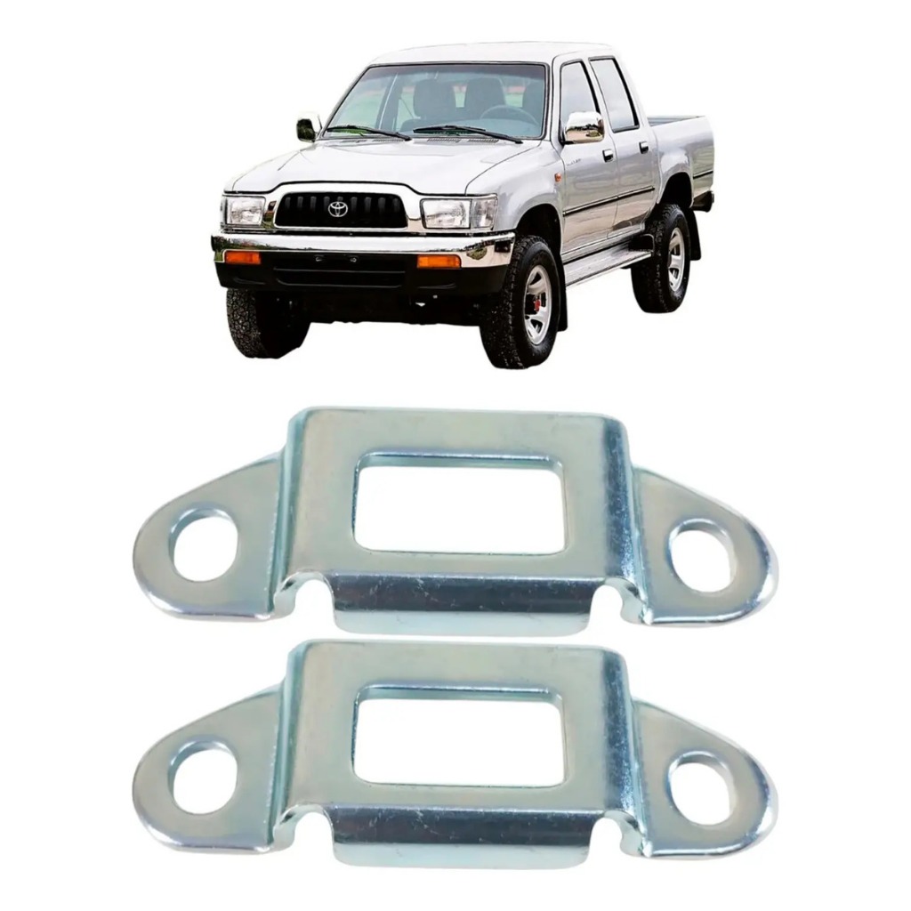 Par Batente Fechadura Trinco Tampa Traseira Hilux 1992-2004