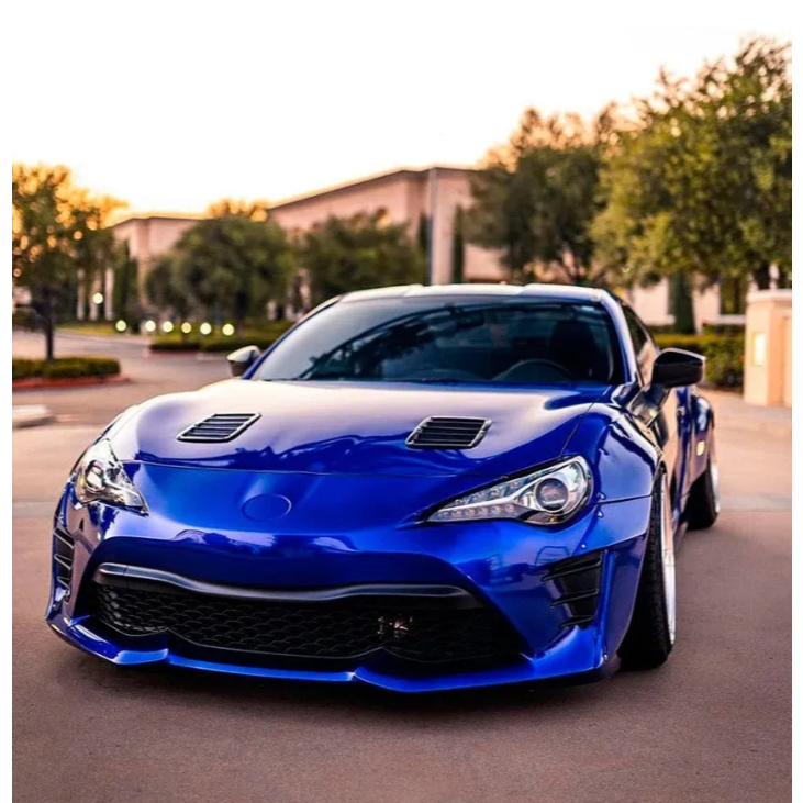 Adesivo Vinil Recorte Envelopamento Automotivo Metallic Deep Blue (1.38x0,50M) Tuning Carro Movel
