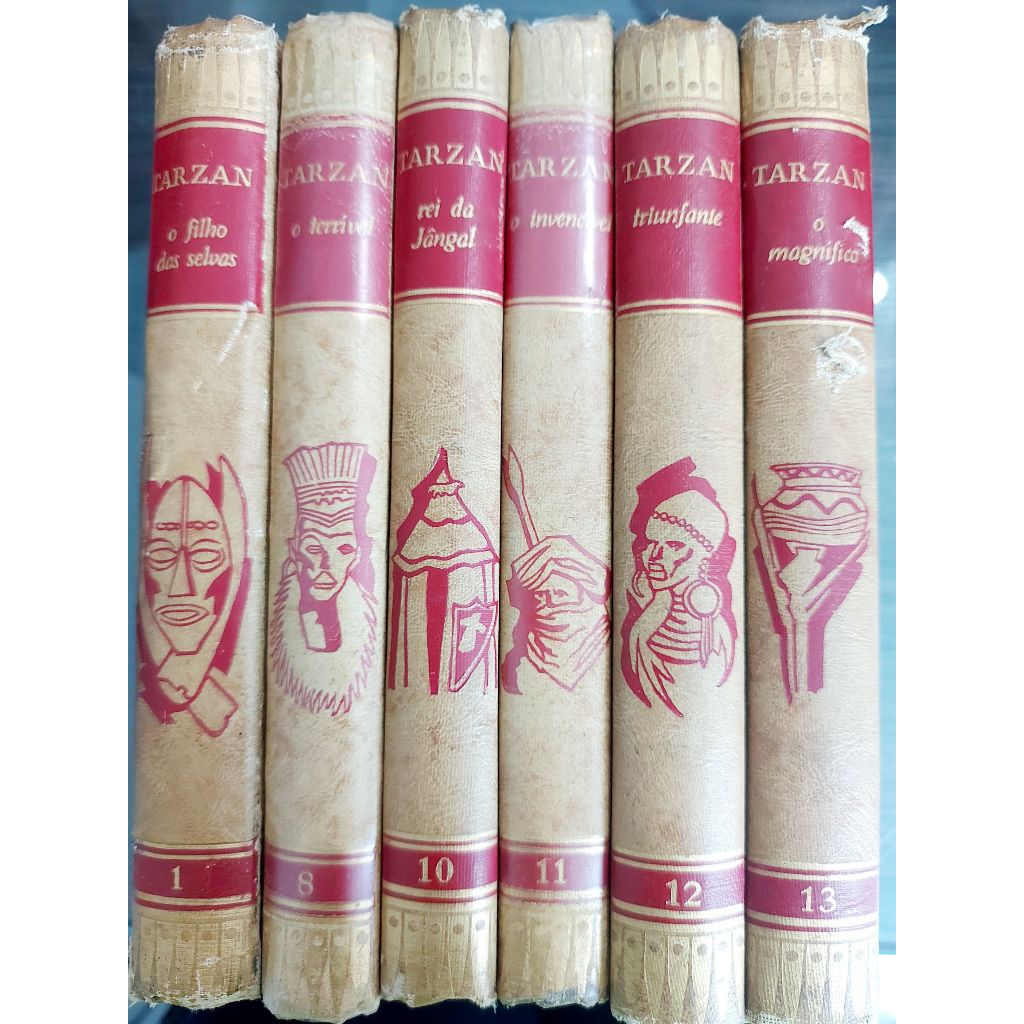 Livro Coleção Tarzan Edgar Rice Burroughs Exemplares Avulsos
