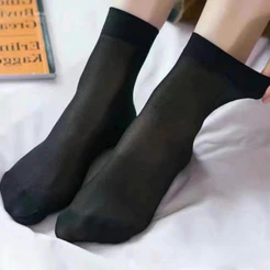 Kit 20 Peças Meia Fina Tornozelo 10 Pares Tamanho 35-40 Soquete Feminina