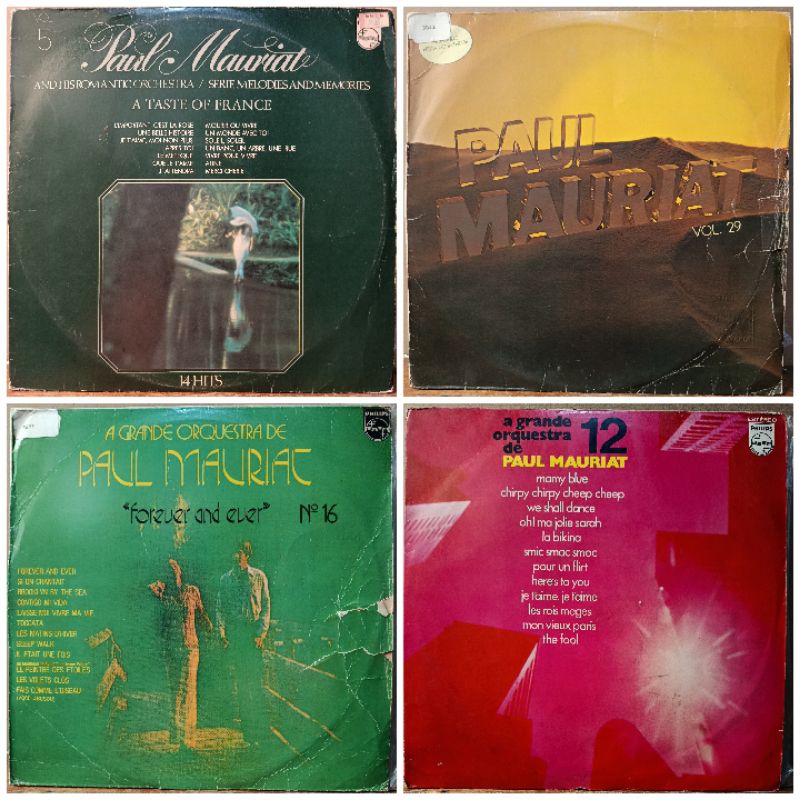 LP Lote com 4 discos do Paul Mauriat 04 (016)