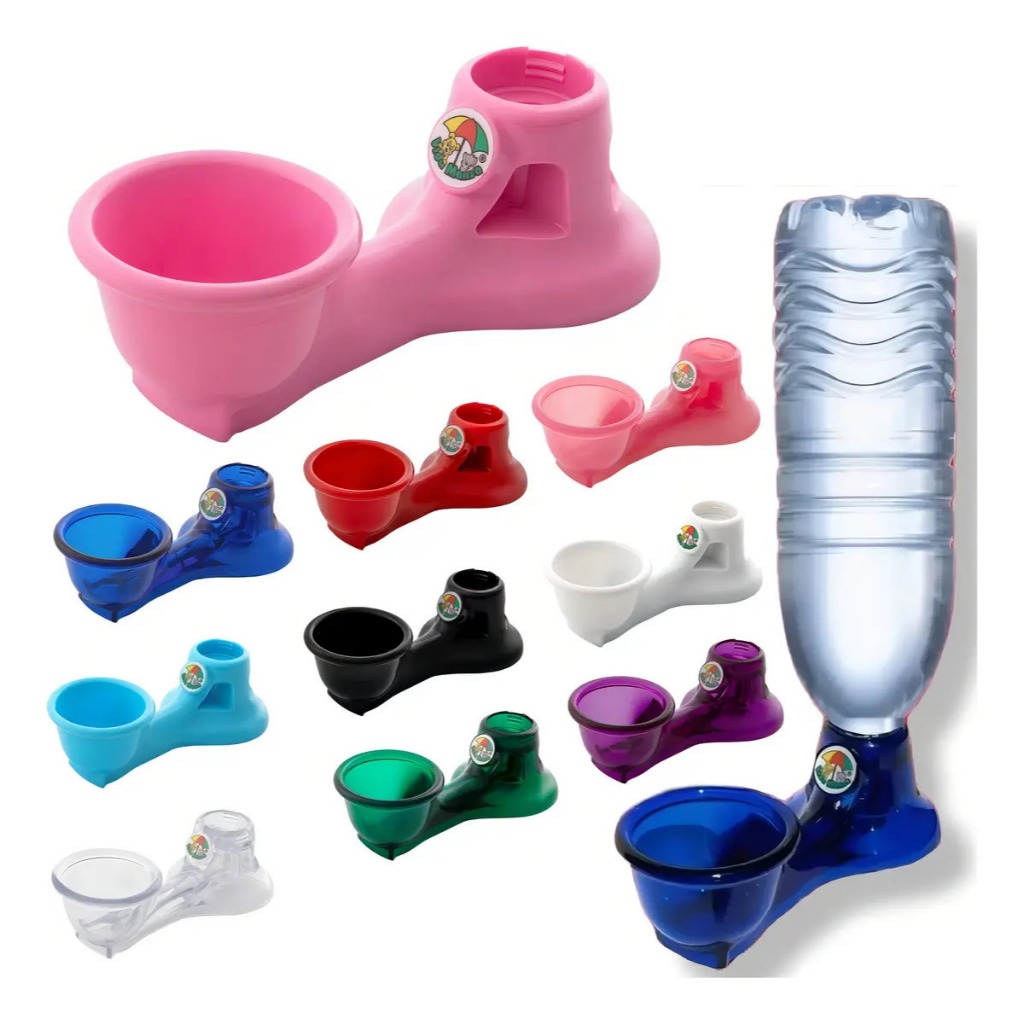 Bebedouro Para Cães Cachorro e Gatos S/ Molhar os Pelos Vida Mansa Mini Portátil Viagem e Laze