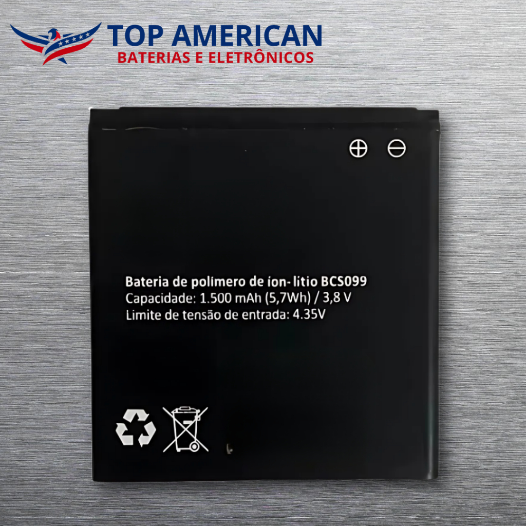 Bat Compatível Multilaser E Lite P9099 Nova (BCS099) + NF + Entrega Direta