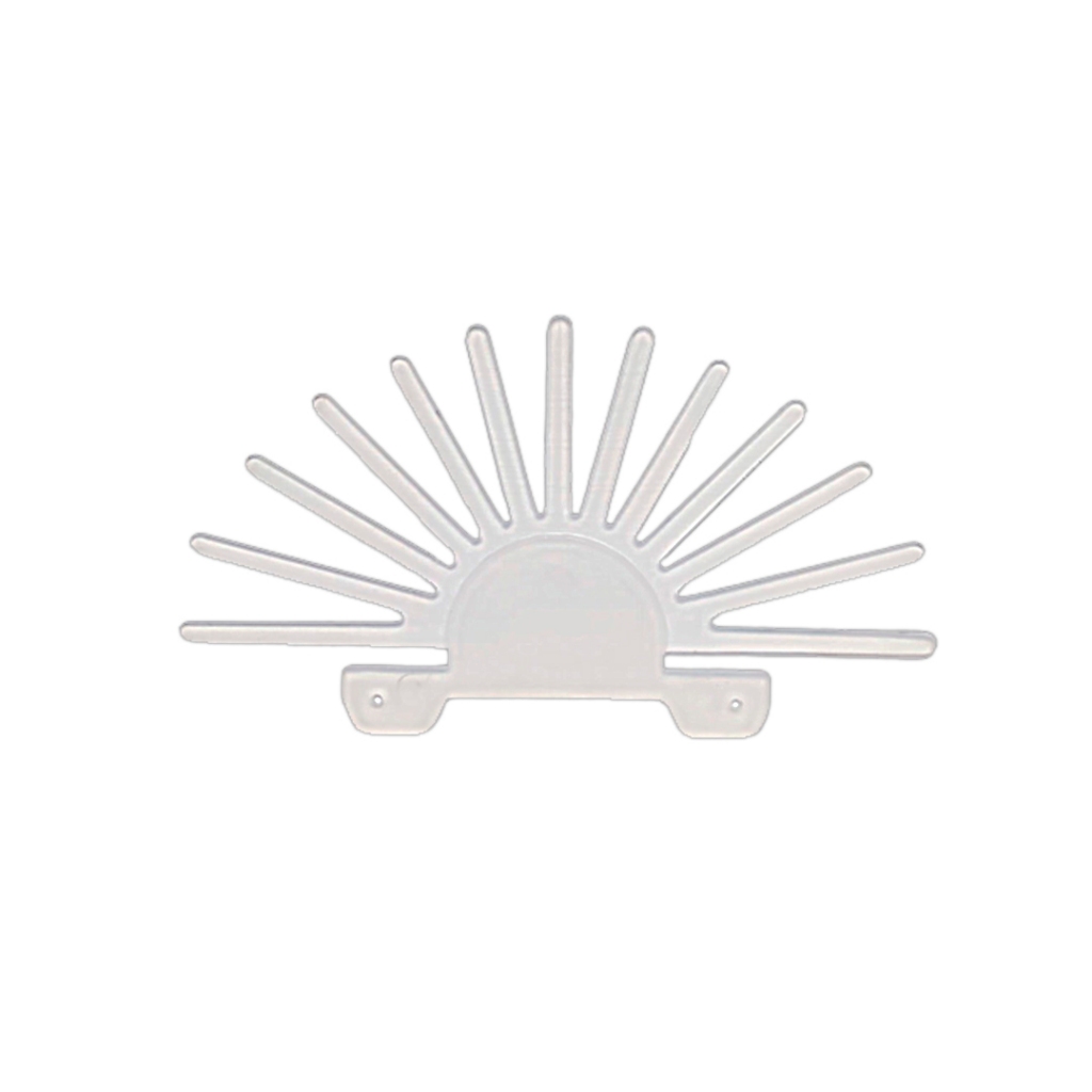 Kit 200 Passarinheiras Proteção Anti Uv Cor Incolor 14x8 cm Uso Para Inibir Aves Do Forro Sem Veneno Sem Dano