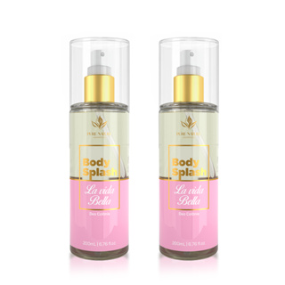 Kit 2 Body Splash Feminino 200ml Perfume Suave Fixação Prolongada em Oferta na Shopee
