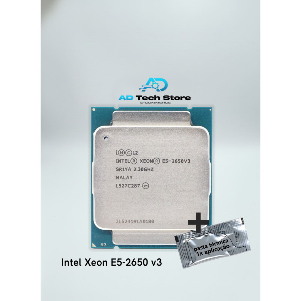 Processador Intel Xeon E5 2650 V3 2650V3 2,3 Ghz 10 núcleos CPU  LGA 2011-3