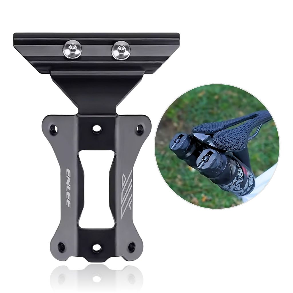 Adaptador Porta Suporte Caramanhola Garrafa Para Selim Triathlon Duplo ou Único De Aço