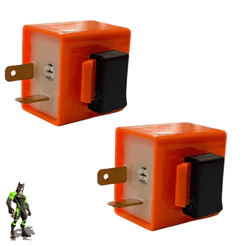 2 UNIDADES DE RELÉ DE PISCA 12V COM REGULADOR UNIVERSAL PARA MOTOS