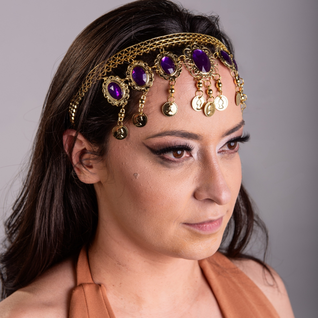 Tiara Testeira Com Pedras Dança Do Ventre/cigana/indiana