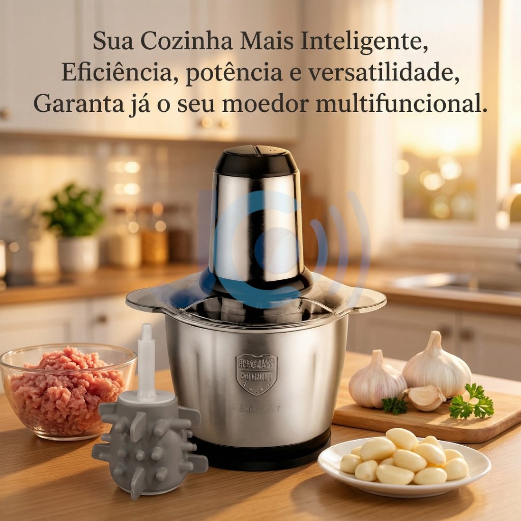 3L Picador De Alimentos COM ALÇA 110V/220V Moedor De Carne Elétrica Processador Cozinha Casa
