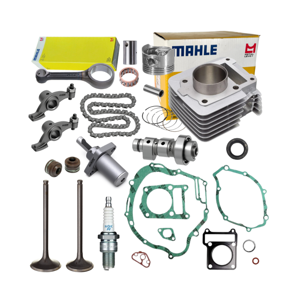 Kit Cilindro Motor Metal Leve YBR 125 XTZ 125 Comando Balancim Válvulas