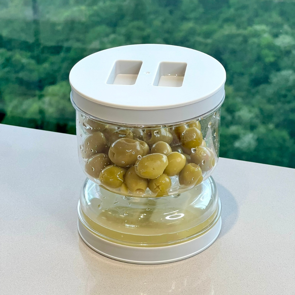 Pote de Armazenamento com Separador de Líquido 800ml