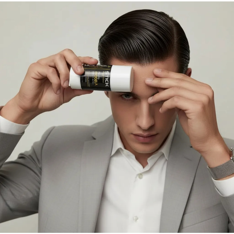 Pomada Cera Modeladora Cabelo homem Bastão Wax Stick Lene Stick Men