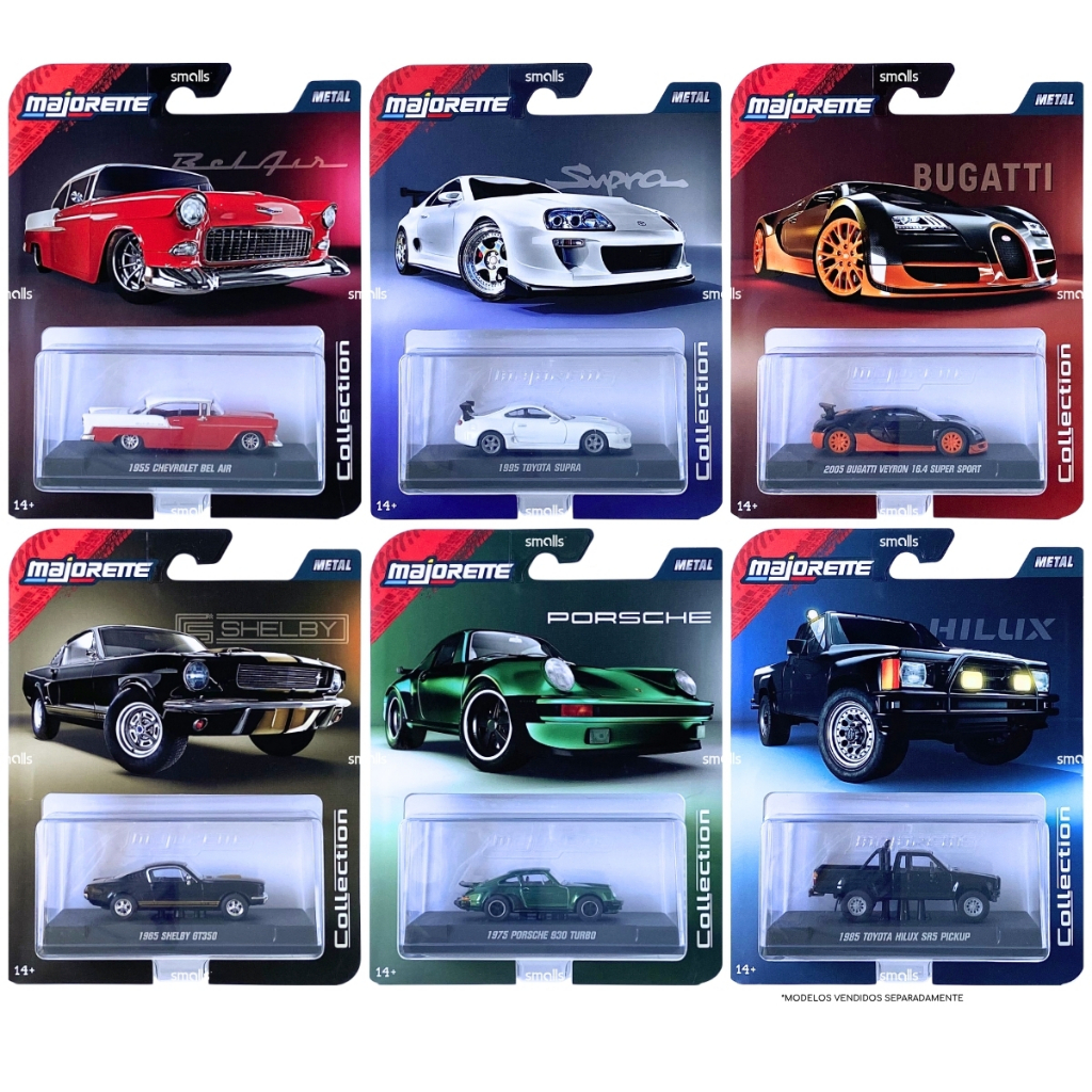 Majorette Collection - Carrinho Miniatura - À Escolha - 1:64