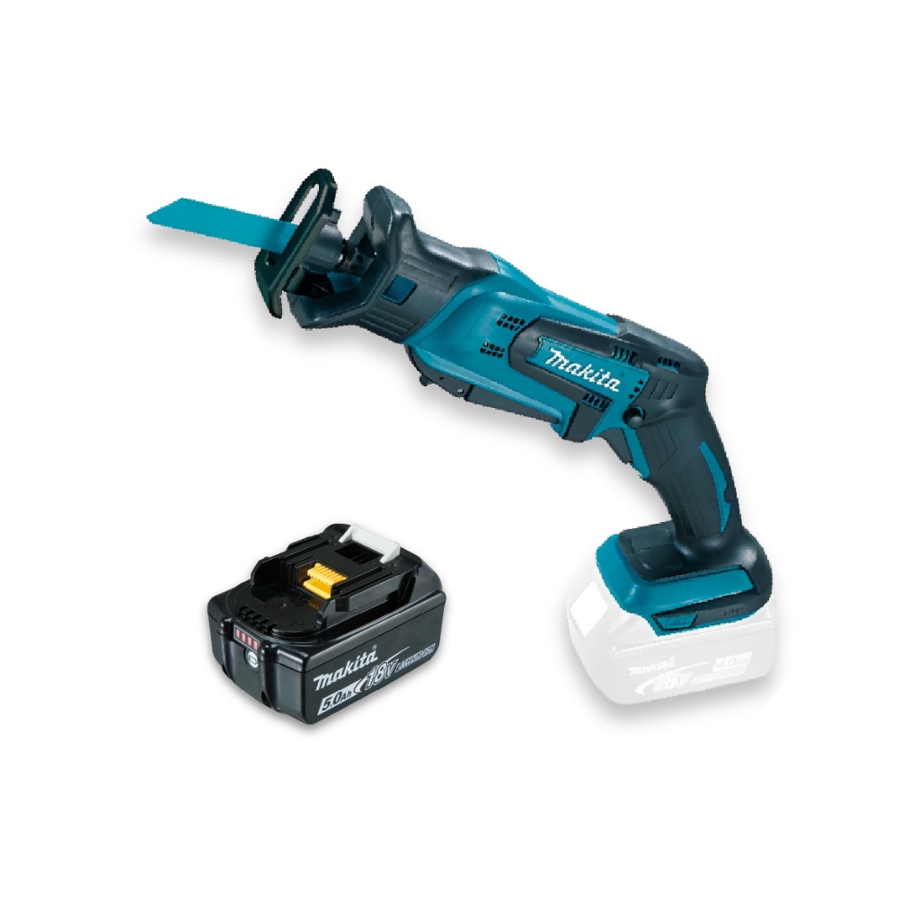 Serra Sabre Makita A Bateria Portatil 18V Corte Madeira Metal Com/Sem Bateria DJR183/DJR185/DJR186