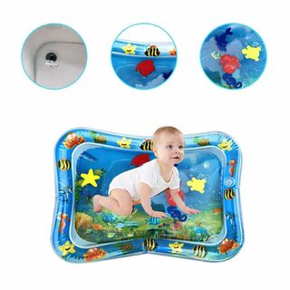 Tapete Infantil Bebê Inflável Água Atividades Sensorial Almofada Menino e Menina