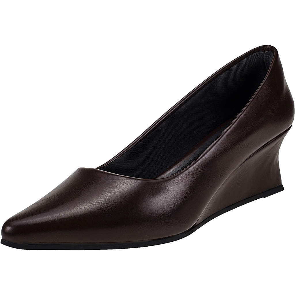 Scarpin Feminino Shekinah Anabela Sapato Bico Fino Salto Cunha Baixo Elegante Luxo Moderno Fashion em Oferta na Shopee