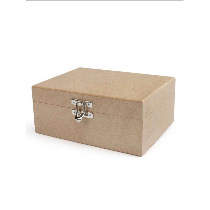 Caixa para lembrancinha de casamento batizado, MDF com dobradiça e fecho 20x15x8,5