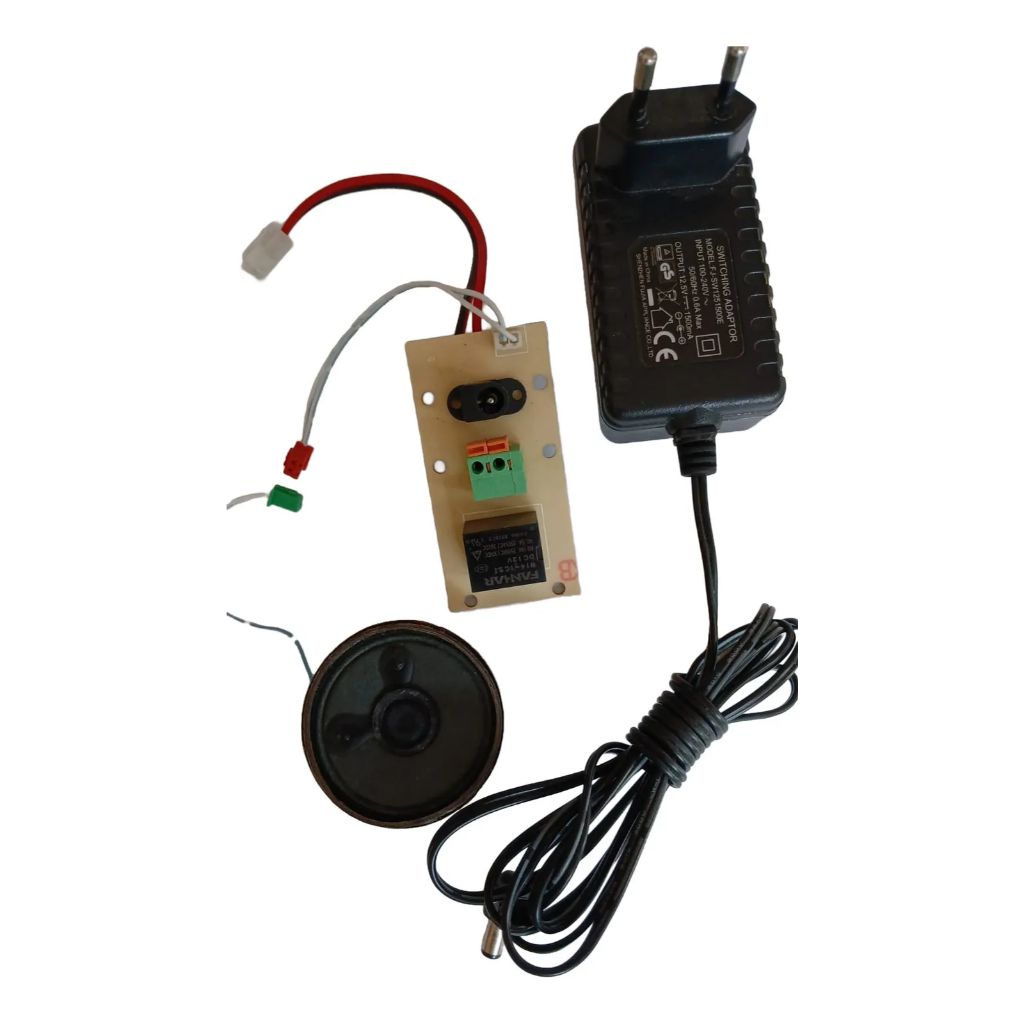 Kit Placa Controladora Energia E Sirene Relogio Henry Vega