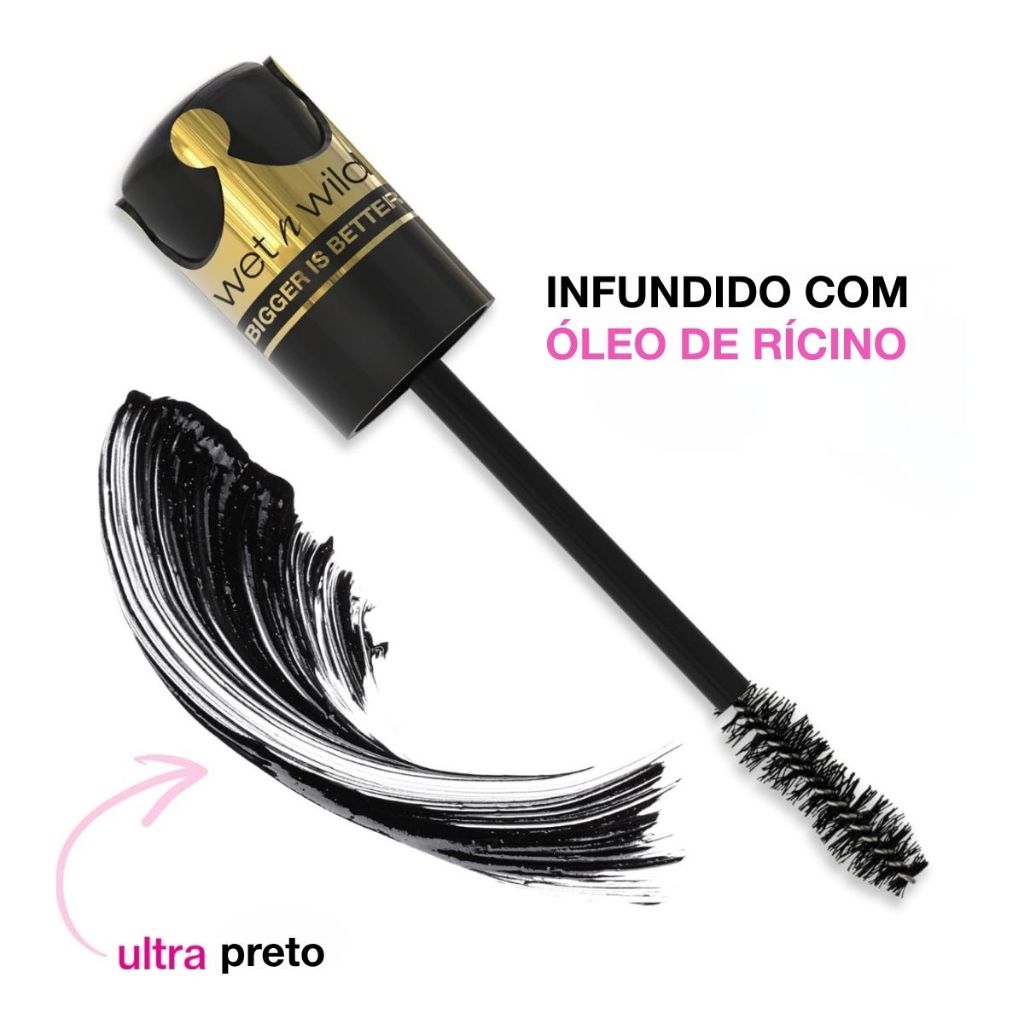 Máscara de Cílios Wet n Wild Alta Fixação - Big Poppa Mascara Preto Intenso · foto 2