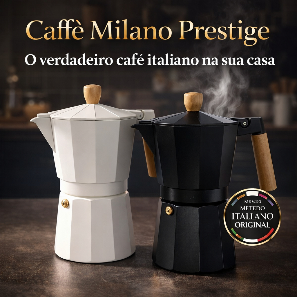 Caffè Milano Prestige Cafeteira Italiana 6 Xícaras 300ml