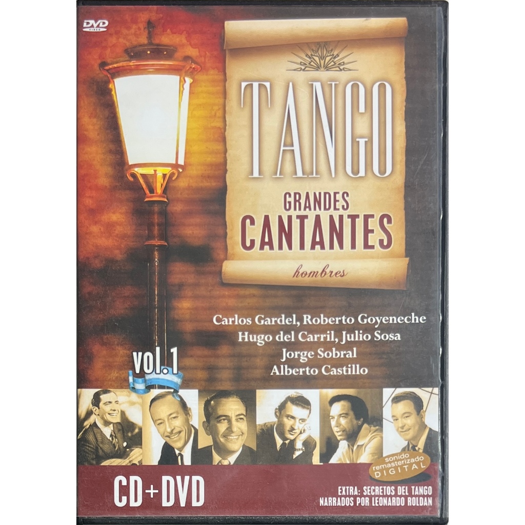 Tango Grandes Cantantes Hombres - Vol 1 - CD + DVD Original