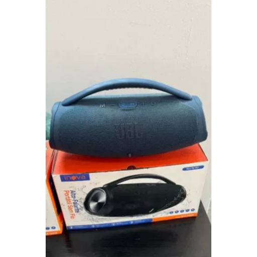 Detalhes do Caixa Som Bluetooth BOOMBOX 3 35CM 80W Moderna e Compacta