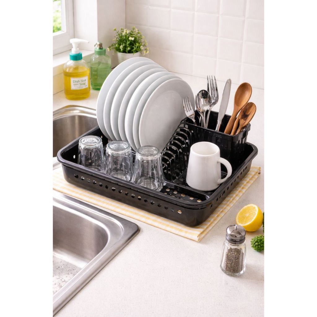 Escorredor de Pratos Copos Talher louças Elegante e Funcional Utensilio de cozinha achadinhos Shopee