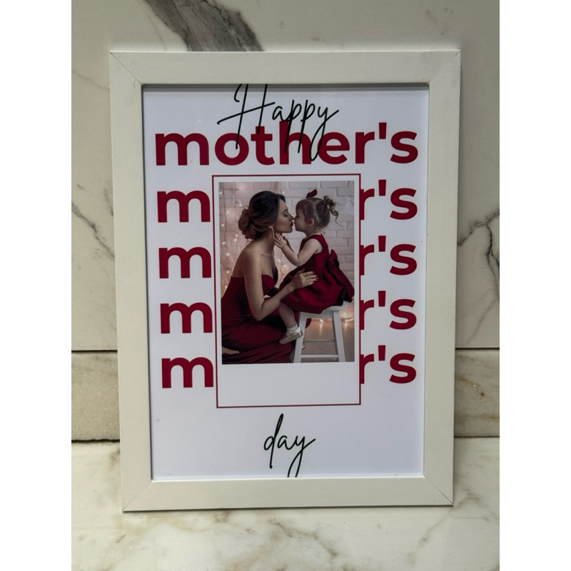 Quadro e placa personalizado para as mães - presente dia das mães