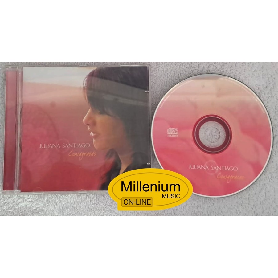 CD Juliana Santiago  Consagração 2010 Original Gravadora Coleionador Ótimo Estado
