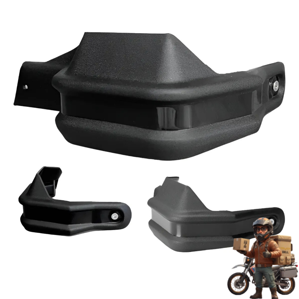Protetor De Mão Bajaj Dominar 160 200 2023+ Cruzeiro Racing Preto Esquerdo/direito